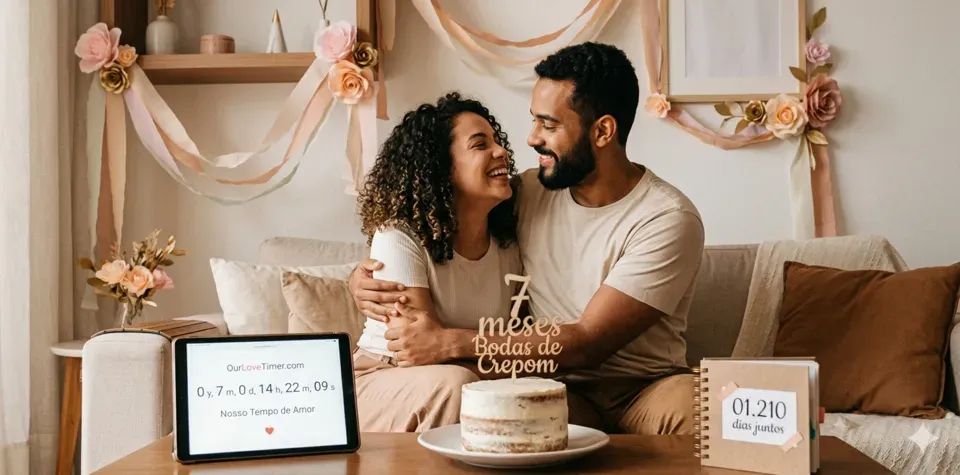 Bodas de 7 Meses: Por que esta é a fase onde o 'eu' e 'você' finalmente se tornam 'nós'